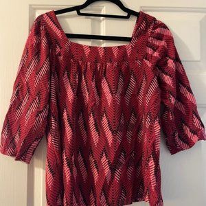 Oliver Bonas Red Printed top